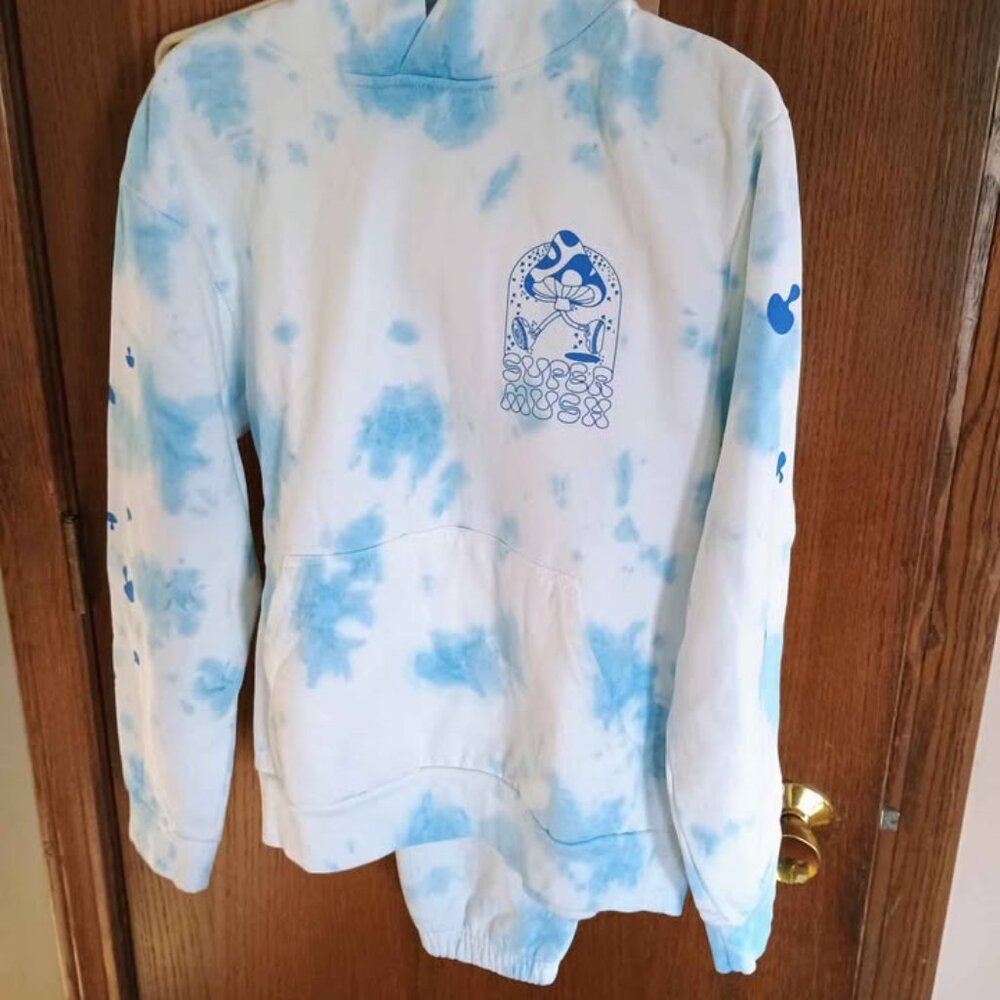 Super Mush Hoodie and Jogger pants.